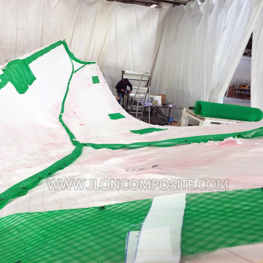 Green Extruded Infusion Mesh for Vacuum Bagging
