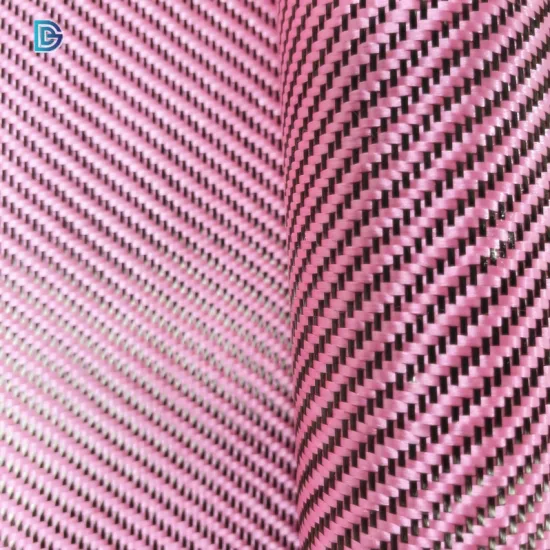 China Factory Cloth Aramid Mixture Carbon Fiber Woven Roll Fabric mit gutem Service