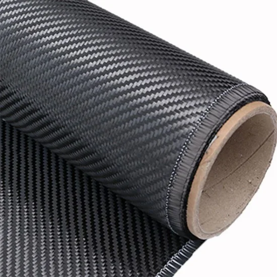 China maßgeschneiderte 1K 3K 6K 12K Twill Plain Carbon Fiber Cloth 200GSM 240GSM Carbon Fiber Fabric
